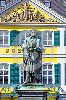 The Beethoven Monument on the Munsterplatz in Bonn photo