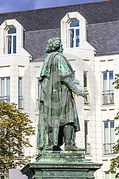 The Beethoven Monument on the Munsterplatz in Bonn photo