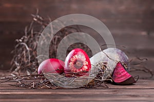 Beetrood easter eggs