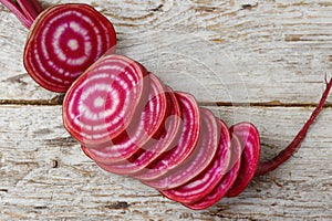 Beetroot chopped, chioggia