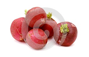 Beetroot isolated on white background with clipping path.