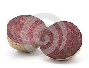 Beetroot isolated on white