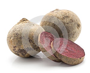 Beetroot isolated on white