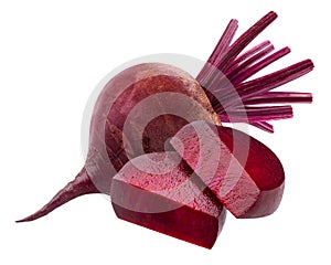 Beetroot isolated on white background