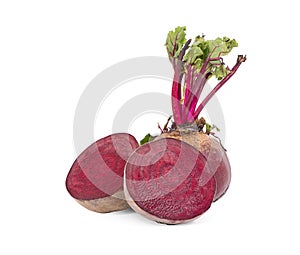 beetroot an isolated on white background.