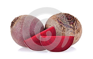 Beetroot isolated on white background