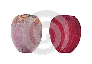 Beetroot isolated on white background