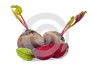 Beetroot isolated on white background