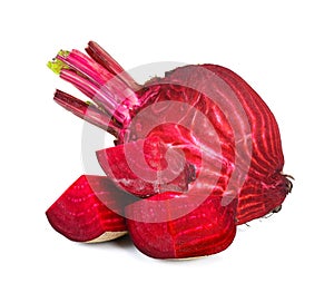 Beetroot isolated on the white background