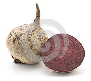 Beetroot isolated on white