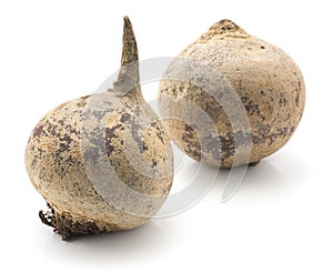 Beetroot isolated on white