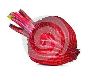 Beetroot on the white background