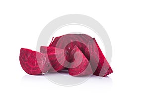 Beetroots isolated on white background