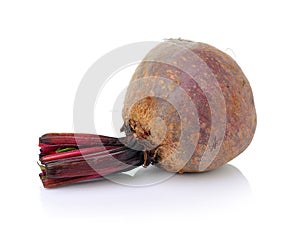 Beetroots isolated on white background