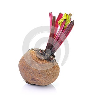 Beetroots isolated on white background
