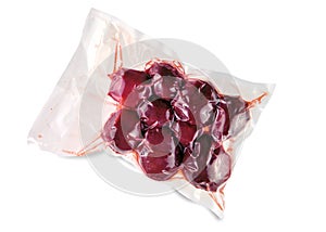 Beetroots in vacuum packed sealed