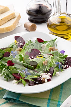 Beets And Baby Greens Salad