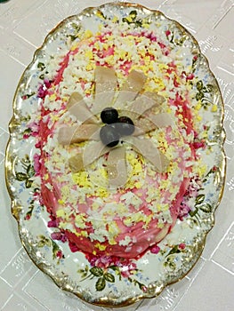 Beets and Herring Salad