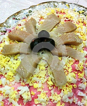 Beets and Herring Salad