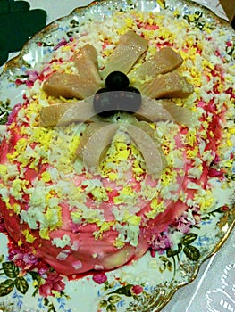 Beets and Herring Salad