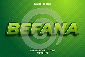 Befana editable text effect cartoon style