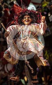Befana puppet during epiphany celebration photo