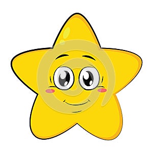 beg clear eye yellow star face emotion