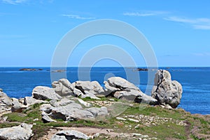 Beg-Monom coast in Plouguerneau