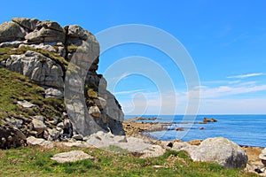 Beg-Monom coast in Plouguerneau