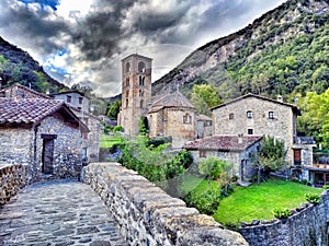 Beget, medieval village in the valley