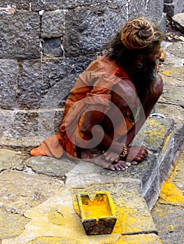 Beggar Sadhu photo