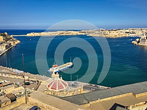 Begin Grand Harbor on the Malta island