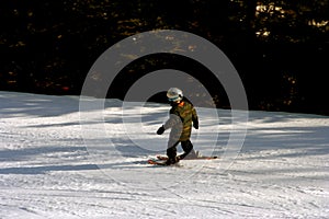 Beginner skier