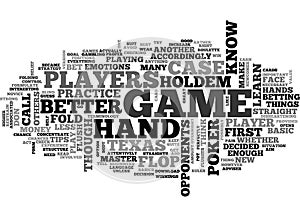 Beginners Tips For Texas Holdem Word Cloud