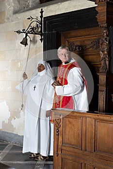 Beginning of catholic mass