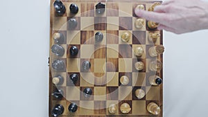 Beginning of a chess game