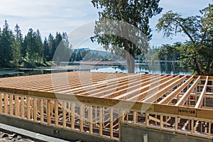 Beginning construction of new house.