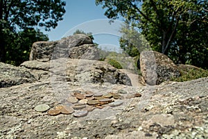 Beglik Tash - ancient megalithic rock sanctuary near Primorsko, Bulgaria