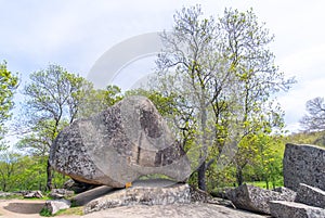 Beglik Tash - nature rock formation, a prehistoric rock sanctuary