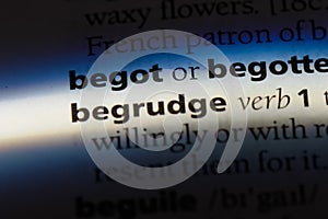 begrudge