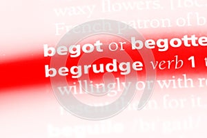 begrudge