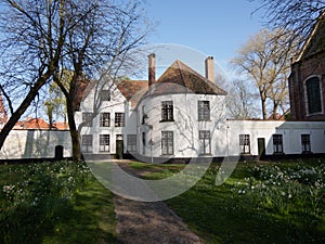 Beguinage in Bruges, Belgium