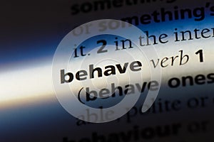 behave photo