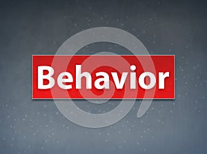 Behavior Red Banner Abstract Background