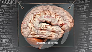 Behavioral addiction in human brain