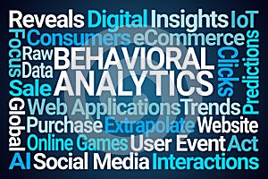 Behavioral Analytics Word Cloud