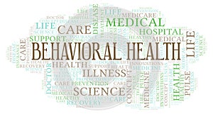 Behavioral Health word cloud