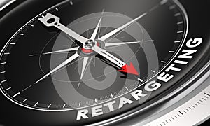 Behavioral Retargeting or Remarketing Concept