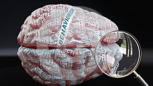 Behaviorism in human brain