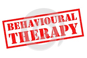 BEHAVIOURAL THERAPY Rubber Stamp photo